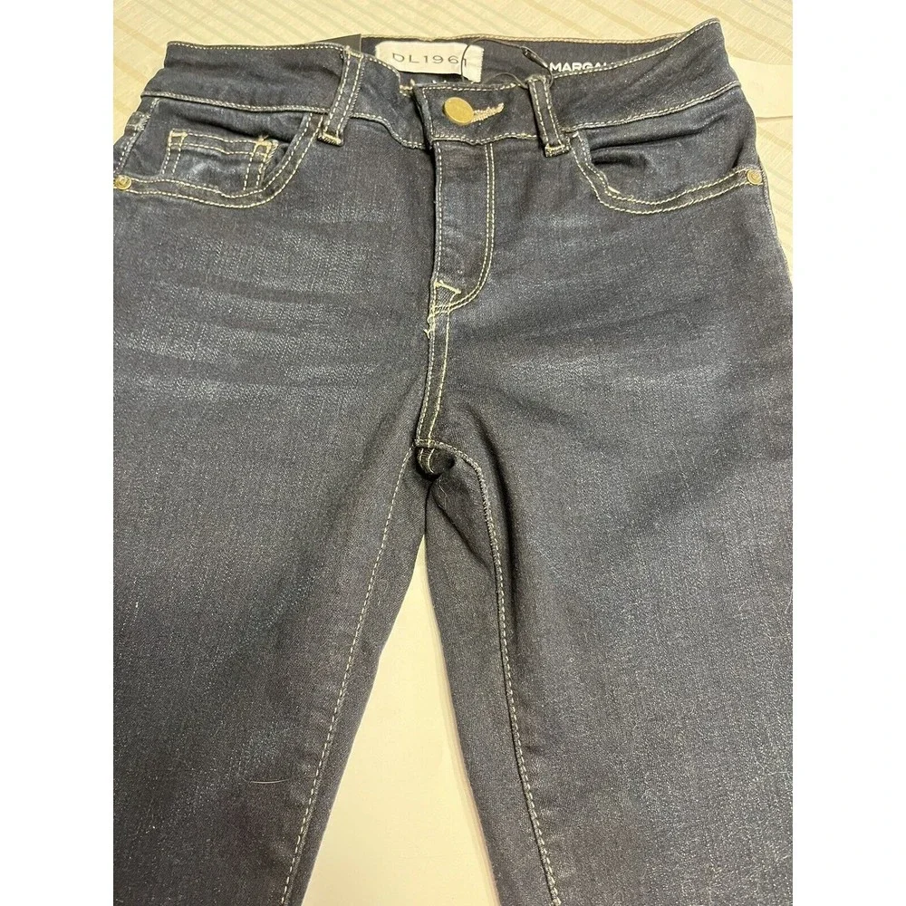 NWT - DL1961 Womens Margaux Instasculpt Dark Wash Ankle Skinny Jeans Size 24” - Picture 8 of 8